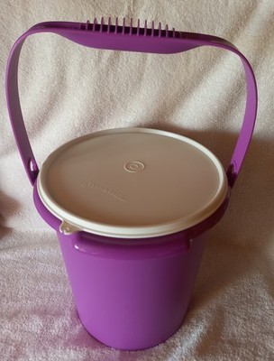 Tupperware Eimer 8,5 L mit Deckel und Tragegriff Lila Neu