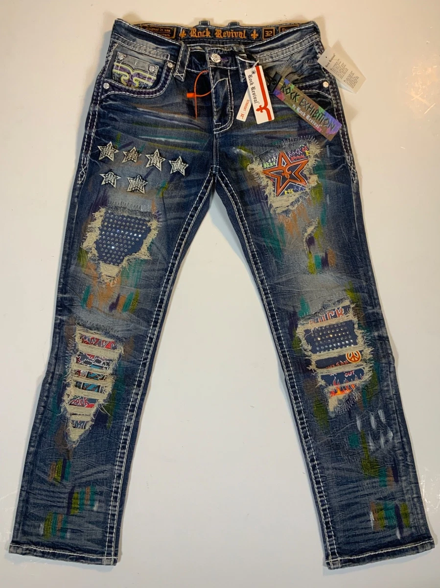 Rock Revival Jeans Size 32 for Men for sale - eBay