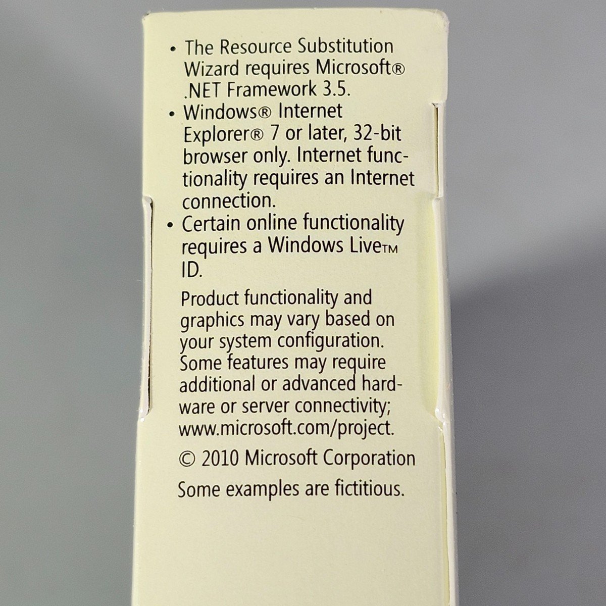 Microsoft Project Standard 2010 (Retail) (1 Computer/s) - Full