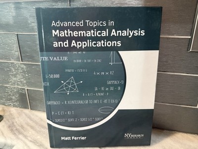 Advanced Topics in Mathematical Analysis and Applications, never used