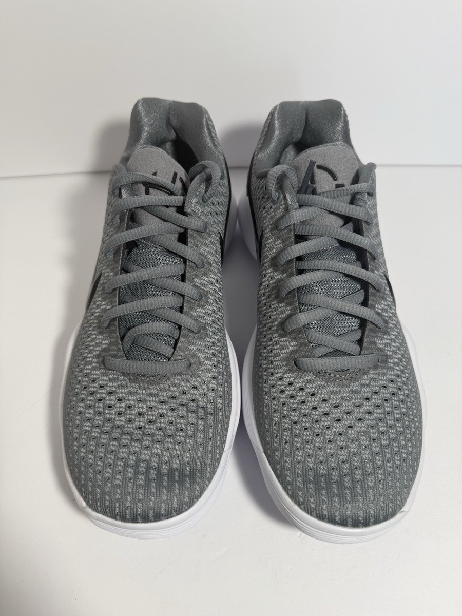 Nike Hyperdunk 2017 Low Cool Gray Men's Size 7 US Wolf White