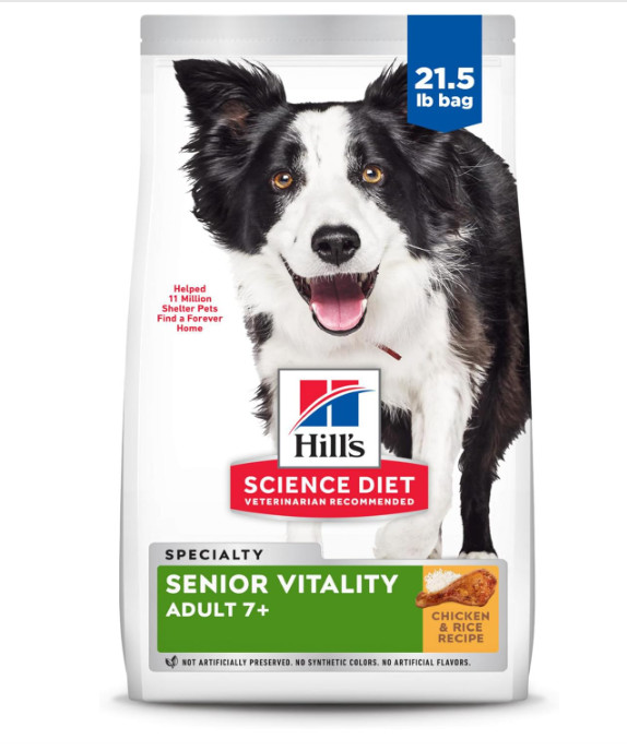 Hill's Science Diet Adult 7+ Senior Vitality Chicken & Rice 