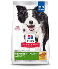 Hill's Science Diet Adult 7 Senior Vitality Chicken Rice Dry Dog Food