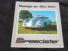 Brochure Brochure (GM) Porsche 1950s APAL Speedster 356 Replica
