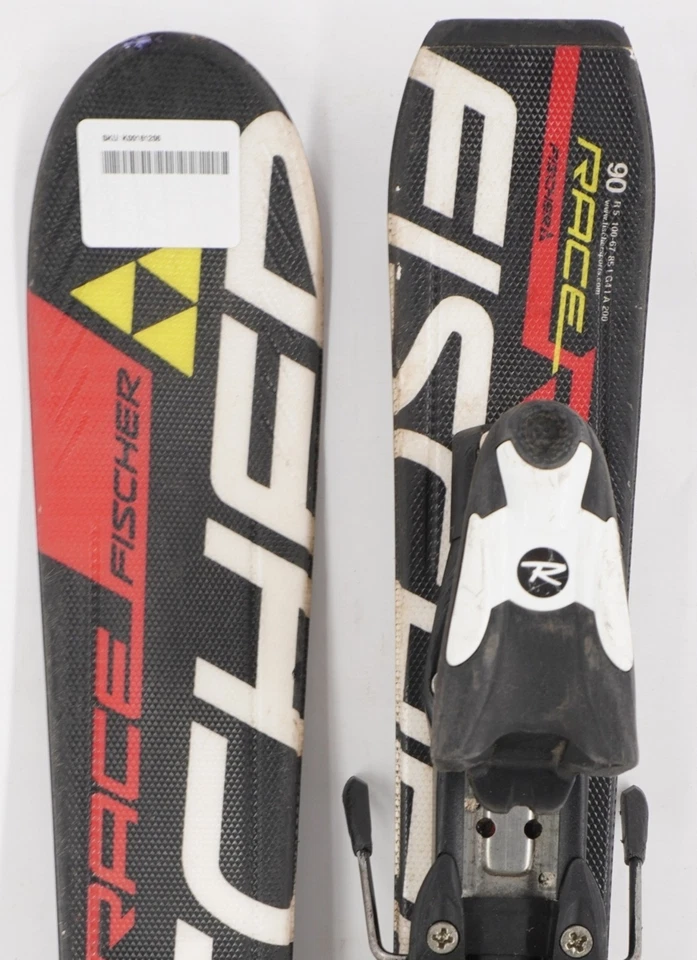 Fischer RC Esquís Niños con Fijaciones - 90 cm Usados Foto 2 de 4