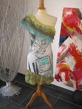 SUPERBE ROBE D'été SUMMER DRESS COLLECTION SAVE THE QUEEN L 38 40 UK L 10 12