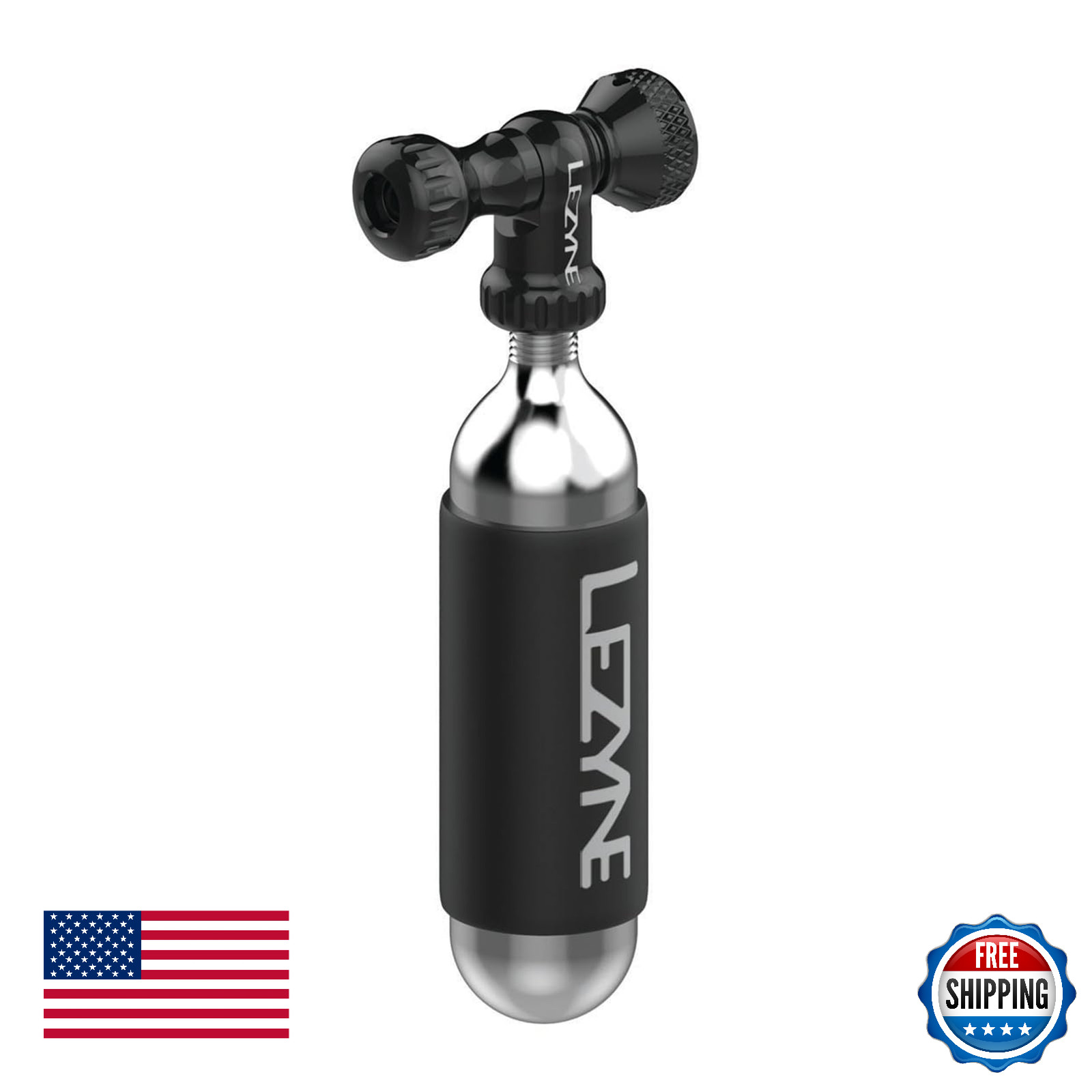 LEZYNE Control Drive CO2 Bike Tire Inflator Presta Schrader 