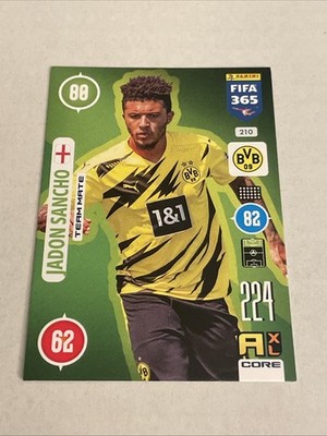 2020-21 Panini Adrenalyn XL Fifa 365 - Teammate Jadon Sancho #210