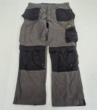 SITE Work Trousers W36 L32 Grey Mens Nylon Blend