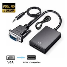 VGA Auf HDMI Adapter Mit Audiokabel VGA Zu HDMI Für PC, Laptop