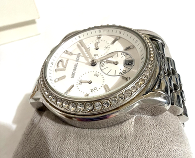 Michael Kors MK5981 Camille Silver-Tone Stainless Steel Pave  display picture 1