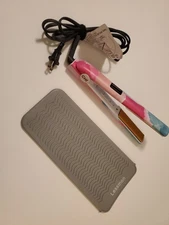 CHI For Ulta Beauty Red 1" Tourmaline Ceramic Hair styling Iron Plus Pouch