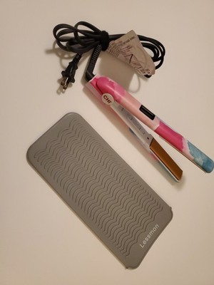 CHI For Ulta Beauty Red 1'' Tourmaline Ceramic Hair styling Iron Plus Pouch