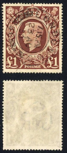 SG478c One Pound Brown CDS Cat 26 pounds - Picture 1 of 1