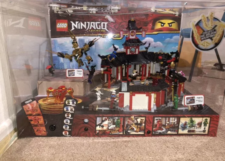 Stolthed tage Udstråle Lego Ninjago Monastery of Spinjitzu Store Display Set #70670 #70666 #70659  | eBay