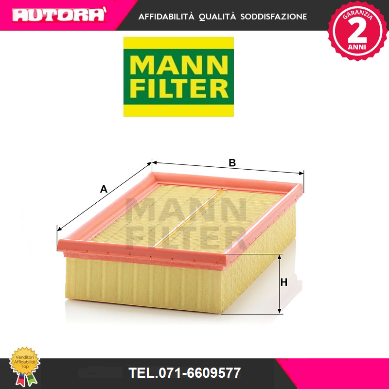 C29144 Filtro aria (MARCA MANN).