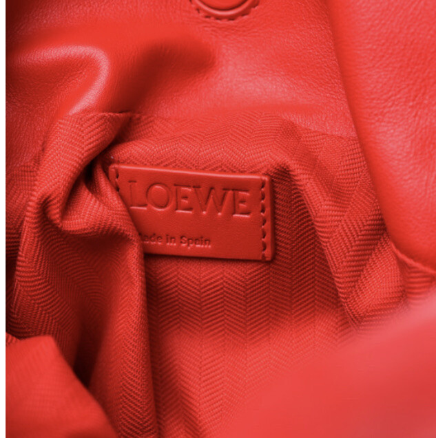 LOEWE Flamenco Bag Puffer Knot Red $2699 | eBay