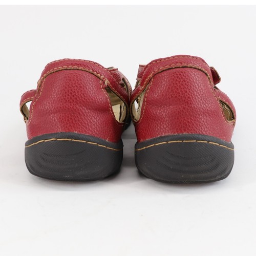 JSport By Jambu Shoes Womens Marigold 8.5 M Vegan Upper Red Comfort Casual Flats - Picture 3 of 6