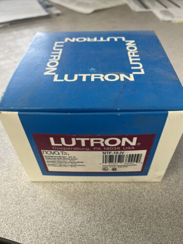 LUTRON NTF-10-IV NUOVO IN SCATOLA DIMMER FLUORESCENTE 120V 16A *NUOVO - Foto 2 di 5