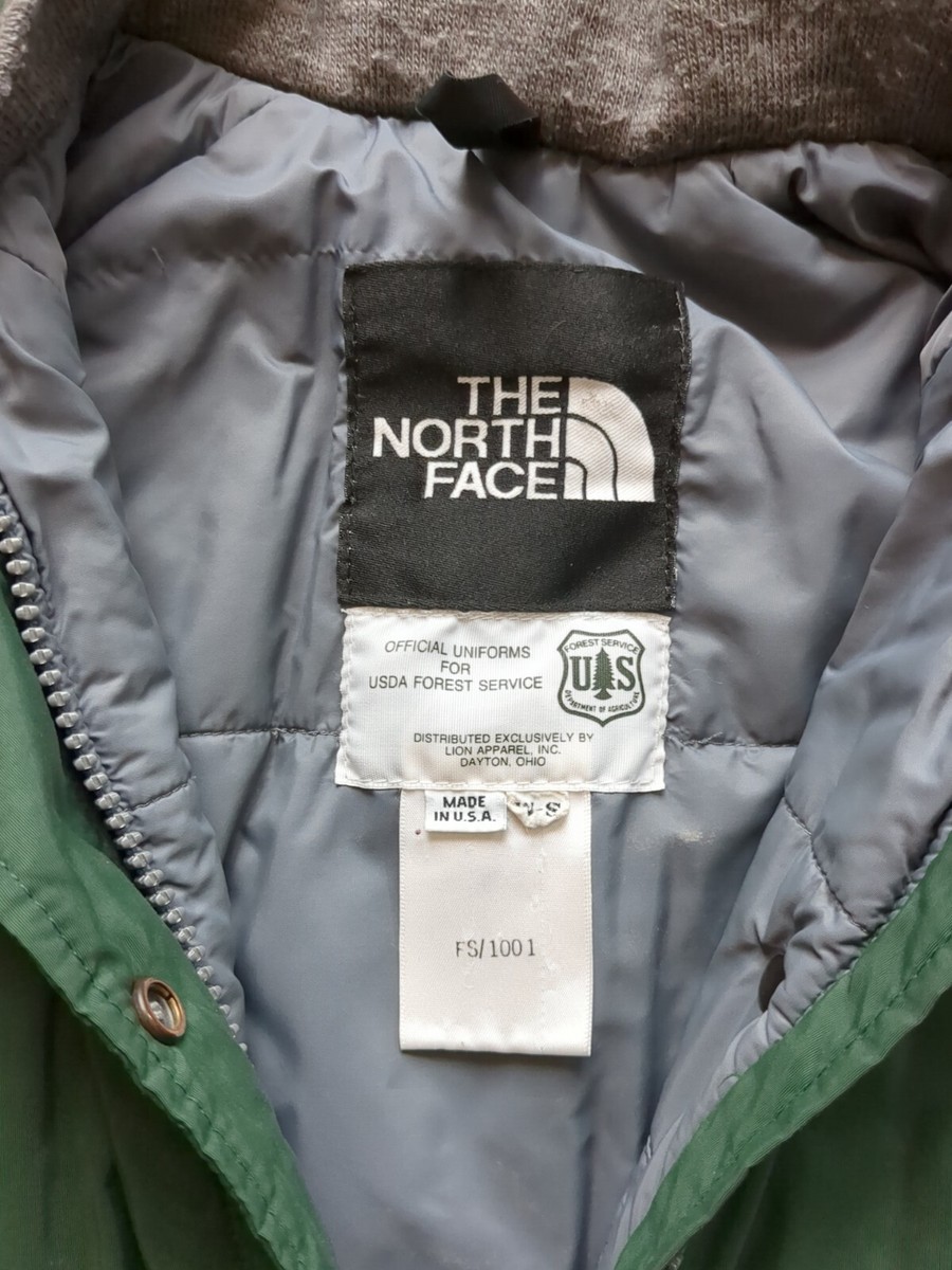 North Face Coat Men's S USDA Forest Service Vintage | eBay
