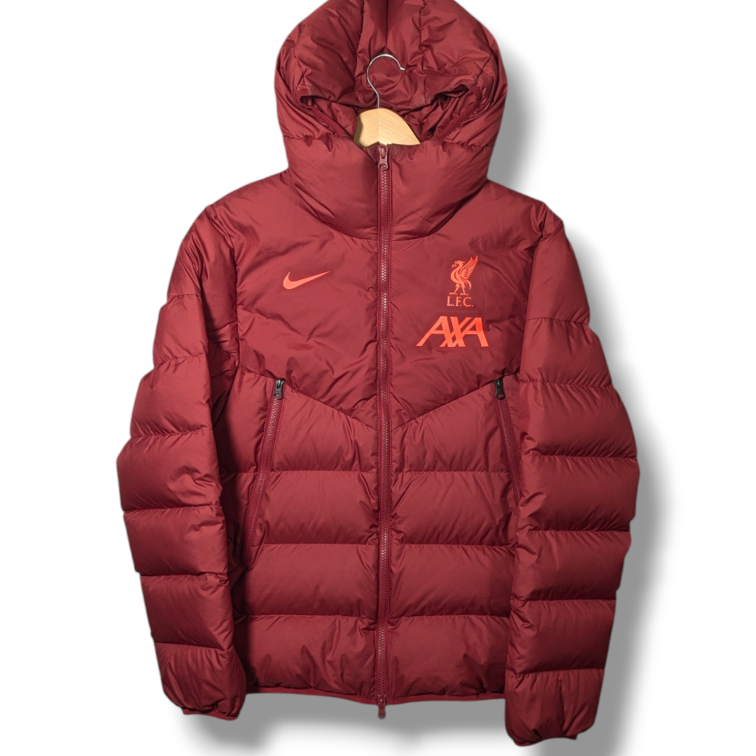 SACAI X NIKE Nike Liverpool FC Therma fit piumino giacca uomo piccolo rosso puffer coat giocatore