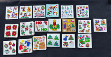 Vintage Rare Sandylion CHRISTMAS Stickers Prismatic Mylar Many Choices U Pick