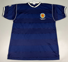 SCOTLAND NATIONAL OFFICIAL SCORE DRAW RETRO 1986 HOME SHIRT SIZE XL EXTRA LARGE