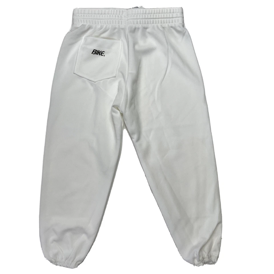 Pantalones de béisbol softbol blancos atléticos para bicicleta talla juvenil mediana cintura real 24-26 Foto 4 de 4