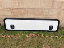 RV/Trailer Cargo Door / Access Door. White 60"X14"x2", W/ Locks, No Keys, #211F