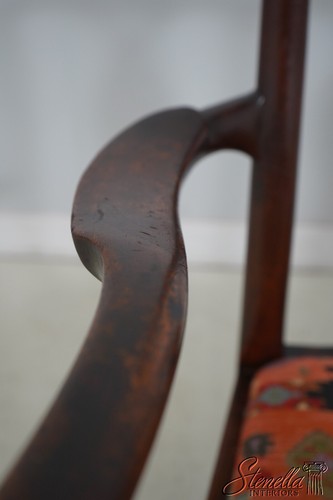 F62995EC: Antique Inlaid Mahogany Queen Anne Style Settee - Picture 16 of 22