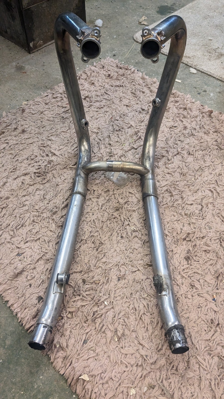 Triumph Bonneville Exhaust Headers / Downpipes PORT eBay