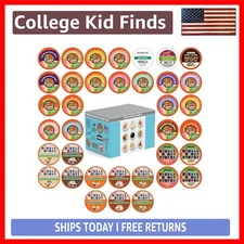 36 Count Flavored Decaf Coffee Pods Sampler for Every Coffee Lover's Delight