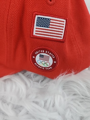 Hurley Team USA Olympics Hat Adjustable Strapback Cap Red One Size New With Tags - Picture 3 of 6