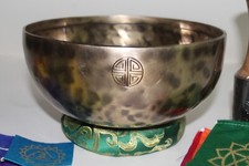 8 inch Full moon Singing Bowl handmade singing bowl-High quality sound healing.
