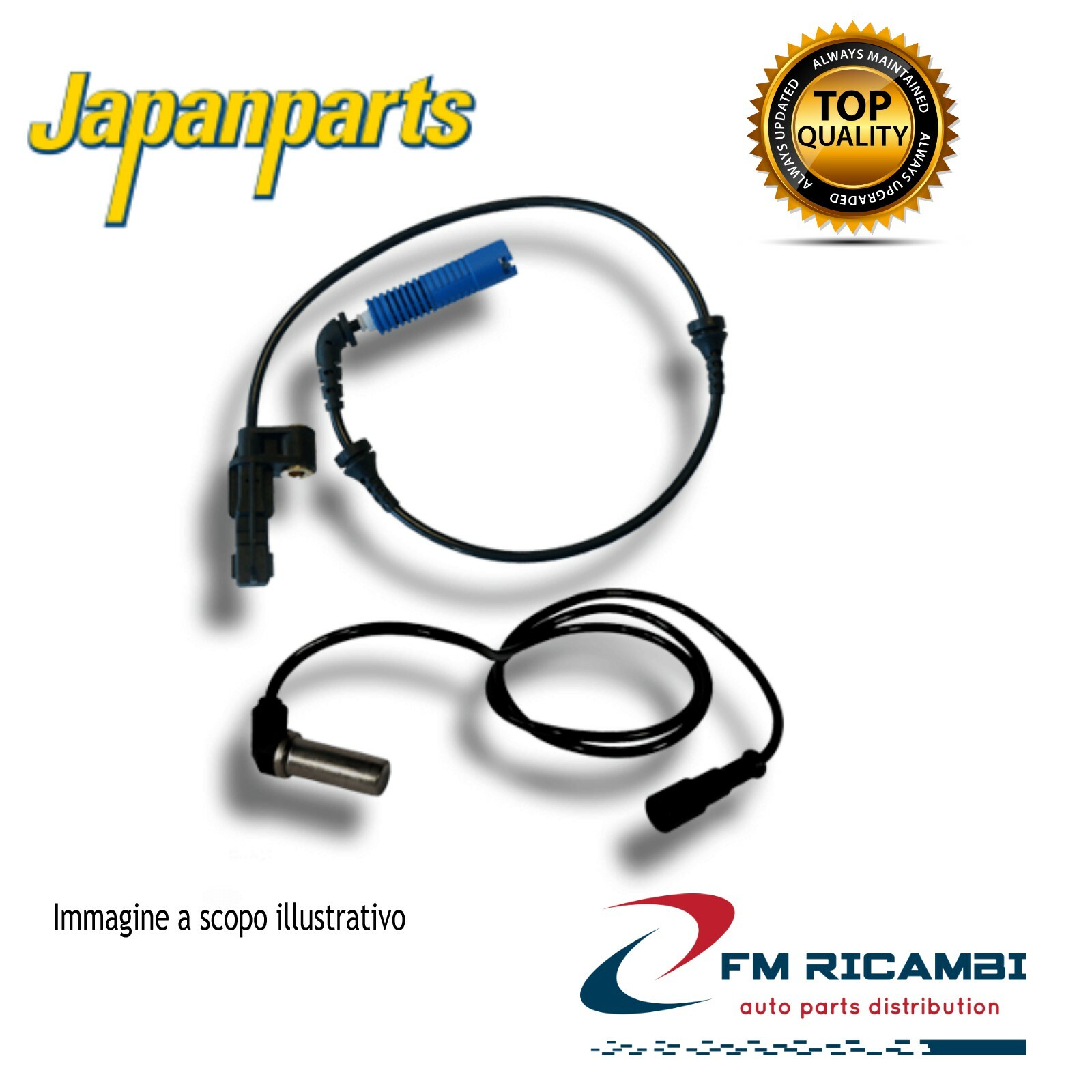 ABS-524 JAPANPARTS Sensore ABS MITSUBISHI PAJERO II (V3_W  V2_W, V4_W
