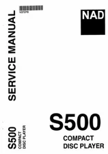 NAD S500 Schematic Diagram Service Manual Schaltplan Techniques