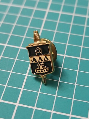 Vtg Alpha Lambda Delta National Honor Society Gold Tone Lapel Pin