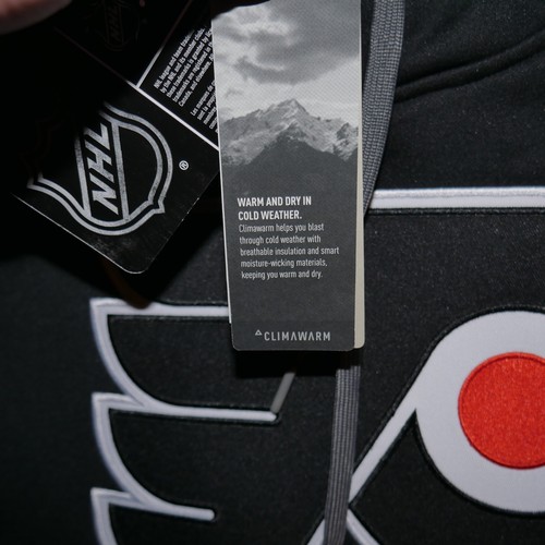 Philadelphia Flyers Hoodie Men's Size XL NHL Adidas Hockey Sweatshirt NWT - Picture 9 of 11