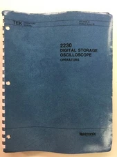 Tektronix 2230 Digital Storage Oscilloscope Operators Manual P/N 070-4998-01