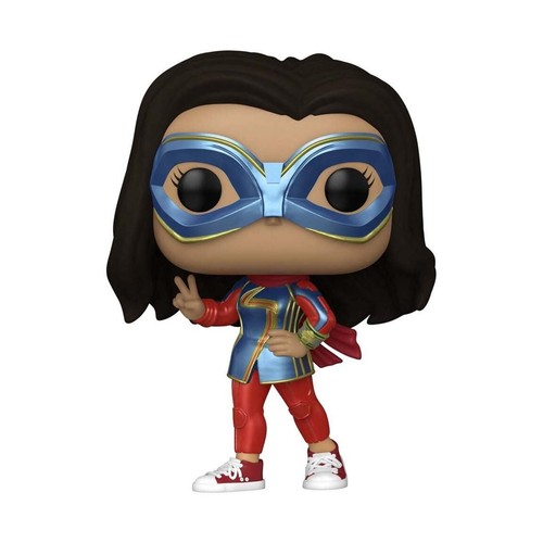 Funko POP! Marvel TV - Ms. Marvel - Peace Sign Kamala Khan Vinyl Figure # 1077 - Picture 2 of 2