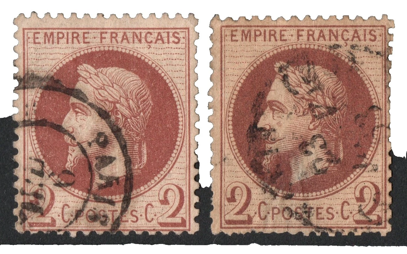 French Stamps 1861-1870 Year of Issue