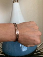 Celtic Solid Copper Magnetic Bracelet Arthritis Pain Relief Balance Power Men