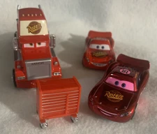 Disney Pixar Cars~ Mack Rusteze Truck Cab Only~  McQueen Cars~ Tool Chest~Lot 4