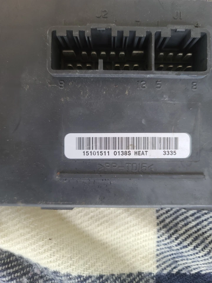 ✅03 04 05 06 07 Hummer H2 módulo de controle de memória assento esquerdo ECU BCM 15101511 - Imagem 3 de 4