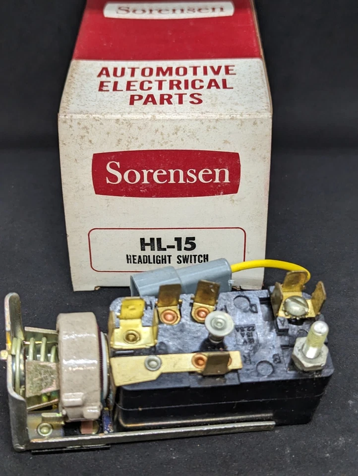 1960 1961 Dodge Desoto Plymouth Lancer Dart Valiant interruptor de faros Mopar Foto 2 de 4