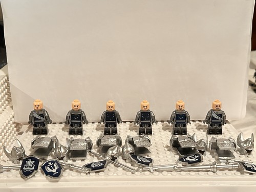 Lord of the Rings Brick Minifigures Knights x6 High Quality Detailed NEW - Picture 6 of 18