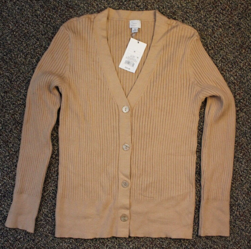 A New Day Ribbed Button Down Knit 
