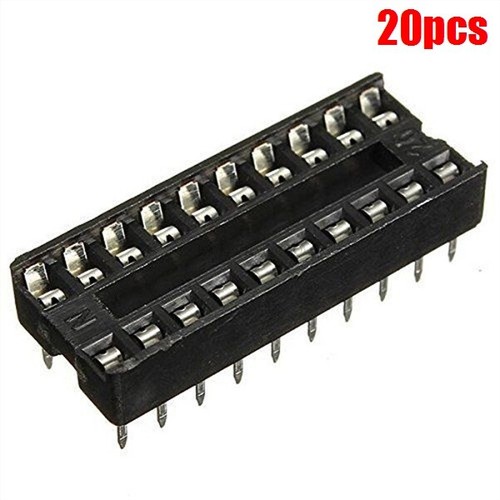 20 Stck. 20 Pin Tauchbuchse Adapter Lötzinn Typ Buchse Teilung Dual Wischkontakt LH