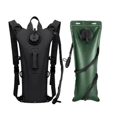 3L Leakproof Water Bladder - Hiking Camping Tactical Molle Hydration Daypack US 