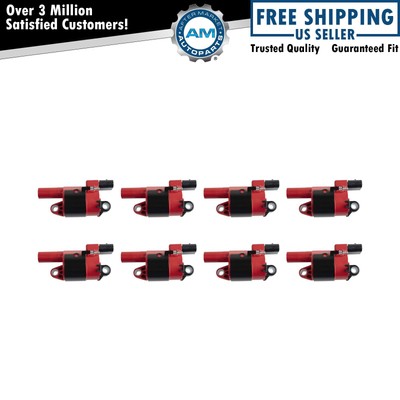 Premium High Performance Engine Ignition Coil Set for Chevy GMC Cadillac